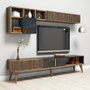 Hanah Home Milan - Nogal y Negro